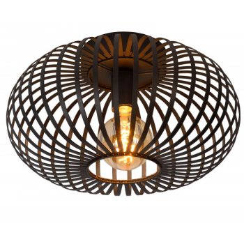 MANUELA Ceiling Light 1xE27 Ă40cm Black