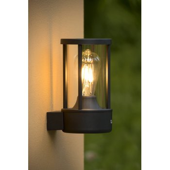 LORI Wall Light E27 IP44 H21.8cm Black - obrázek