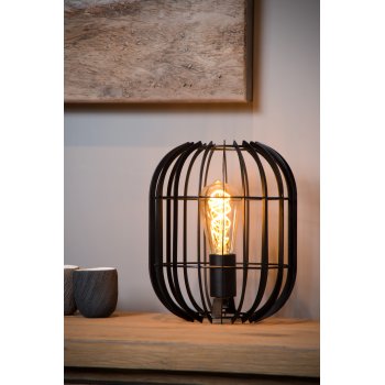 REDA Table Lamp E27/40W H26cm Black - obrázek