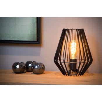 REDA Table Lamp E27/40W H27cm Black - obrázek