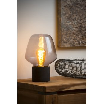 BECKY Table Lamp  E27/40W H30cm Smoke - obrázek