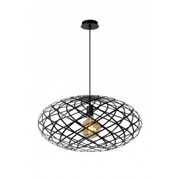 WOLFRAM Pendant  E27 Ă 65cm Black - obrázek