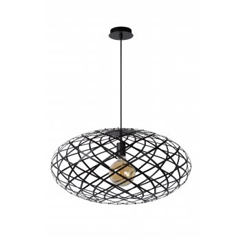 WOLFRAM Pendant  E27 Ă 65cm Black - obrázek