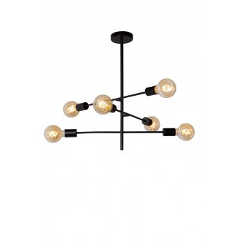 LESTER Ceiling light 59/59/85 cm E27/60W Black - obrázek