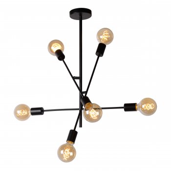 LESTER Ceiling light 59/59/85 cm E27/60W Black - obrázek