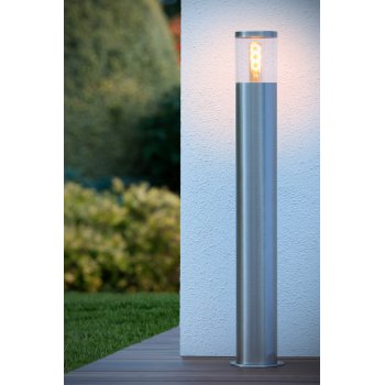 FEDOR Bollard Light E27/40W H79.5cm Satin Chrome - obrázek