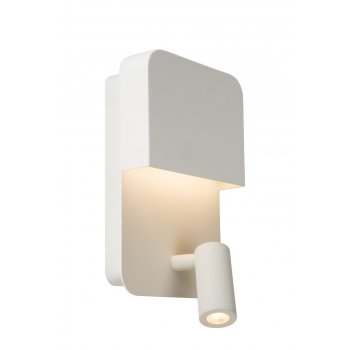 BOXER Wall Light LED 5W+3W+ USB White - obrázek