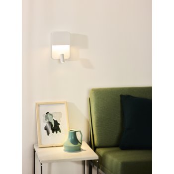 BOXER Wall Light LED 5W+3W+ USB White - obrázek