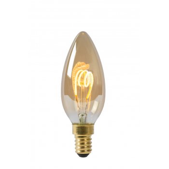 Lamp LED Filament Candle  3W 115M 2200K Amber