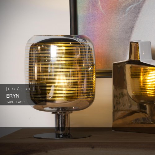 ERYN Table Lamp E27 40W Chrome/Gold - obrázek