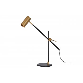 PHILINE Desklamp GU10 35W Black/Gold - obrázek