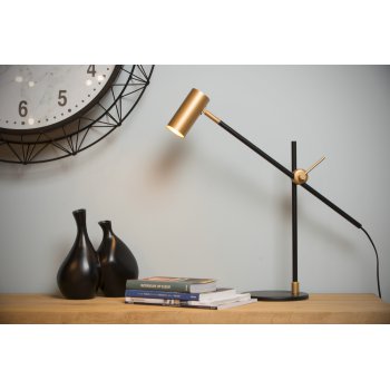 PHILINE Desklamp GU10 35W Black/Gold - obrázek