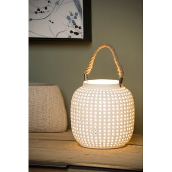 SAFIYA Table lamp E14 25W H16.4cm White - obrázek