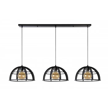 DIKRA Pendant 3xE27 60W  Black - obrázek