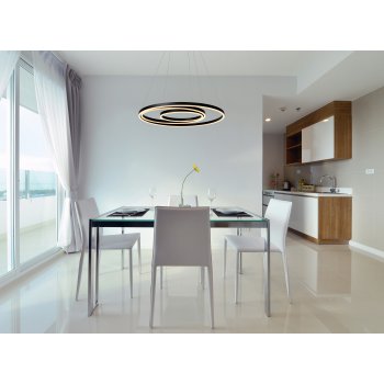 TRINITI Pendant LED 136W Black - obrázek