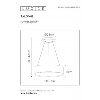 TALOWE LED Pendant - obrázek