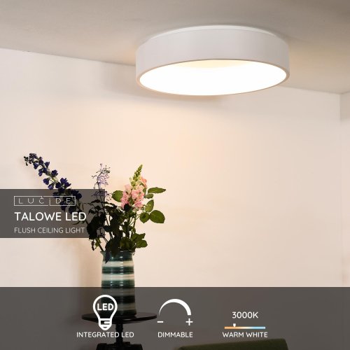 TALOWE - StropnĂ© svietidlo - Ă 60 cm - LED Dim. - 1x42W 3000K - biel - obrázek