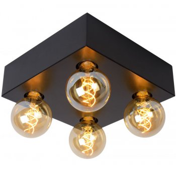 SURTUS Ceiling Light 4xE27/60W Black