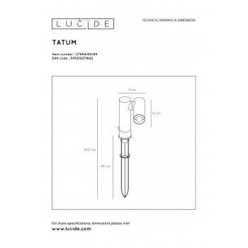 TATUM Garden spotlight ground spike LED 4.5W Anthr - obrázek