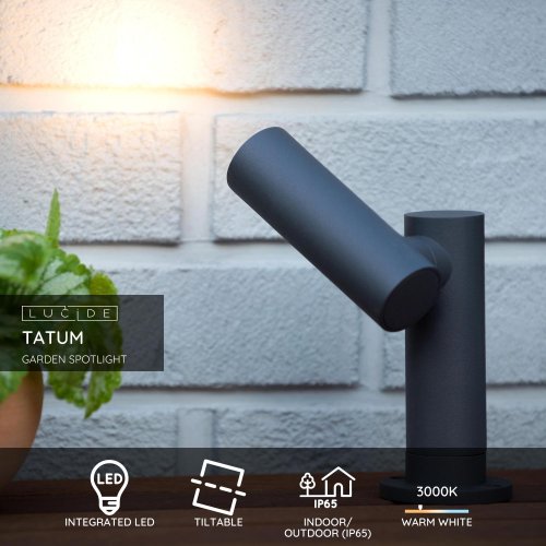 TATUM Garden Spotlight LED 4.5W Anthracite - obrázek