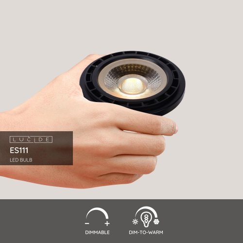 LED Bulb ES111 12W 820 LM Dim-to-warm Black - obrázek