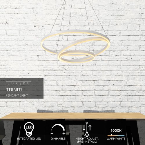 TRINITI Pendant LED 136W White - obrázek