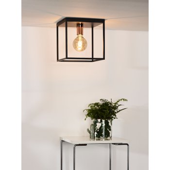 ARTHUR Ceiling Light E27 40W Black - obrázek