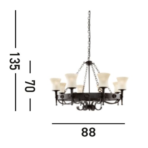 0818-8BK Cartwheel - obrázek
