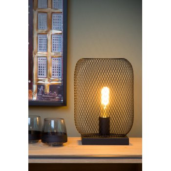 MESH Table lamp E27/60W H32.5 cm Black - obrázek