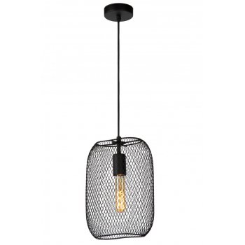 MESH Pendant E27/60W 23.5/12/160cm Black - obrázek