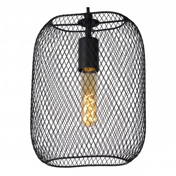 MESH Pendant E27/60W 23.5/12/160cm Black - obrázek