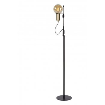 MALCOLM Floorlamp E27/40W H140cm Black - obrázek