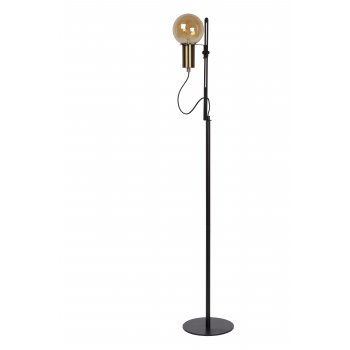 MALCOLM Floorlamp E27/40W H140cm Black - obrázek