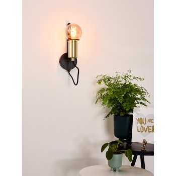 MALCOLM Wall light E27/60W  Black - obrázek