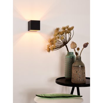 DEVI Wall Light G9excl. B8 L8 H10,5cm Black/Gold - obrázek