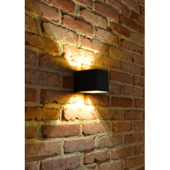 DEVI Wall Light G9excl. B8 L8 H10,5cm Black/Gold - obrázek