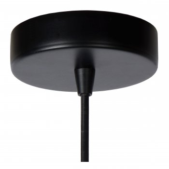 RUBEN  Pendant 1x E27 40W Black/Satin Brass - obrázek