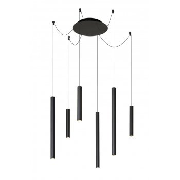 LORENZ Pendant  LED  6x4W Black Matte - obrázek