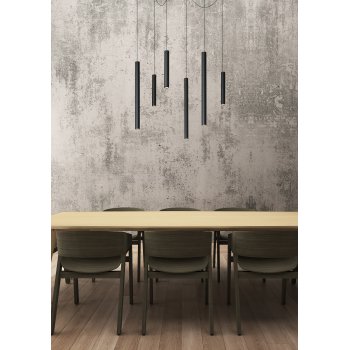 LORENZ Pendant  LED  6x4W Black Matte - obrázek