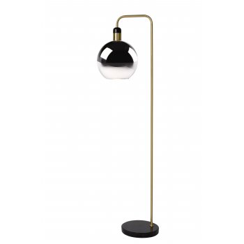 JULIUS Floor lamp E27/25W Smoke glass/ Back Marble - obrázek