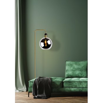 JULIUS Floor lamp E27/25W Smoke glass/ Back Marble - obrázek