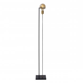 OTTELIEN Floor lampE27/60W H162cm Black - obrázek