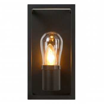 CARLYN Wall lamp Bathroom E14/6W Black - obrázek