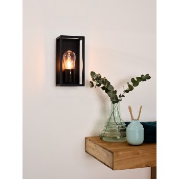 CARLYN Wall lamp Bathroom E14/6W Black - obrázek