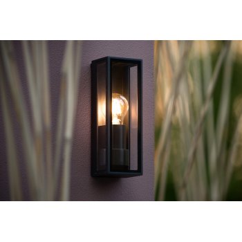 DUKAN Oustide wall lamp E27/40W Black - obrázek