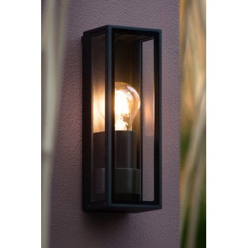 DUKAN Oustide wall lamp E27/40W Black - obrázek