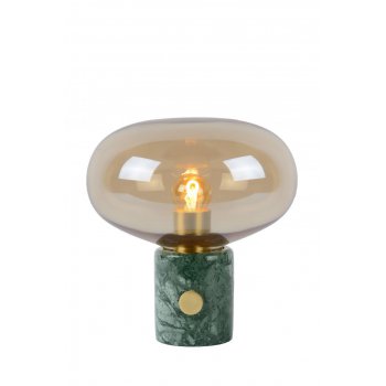 CHARLIZE Table lamp E27/40W Amber glass/Green marb - obrázek