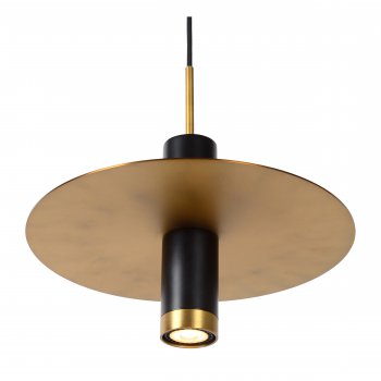 SELIN Pendant 1x GU10/35W Black/matt yellow copper - obrázek