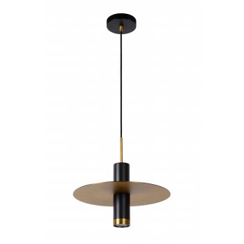 SELIN Pendant 1x GU10/35W Black/matt yellow copper - obrázek