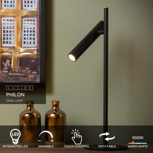PHILON Table lamp Led 4.5W/380LM Black - obrázek
